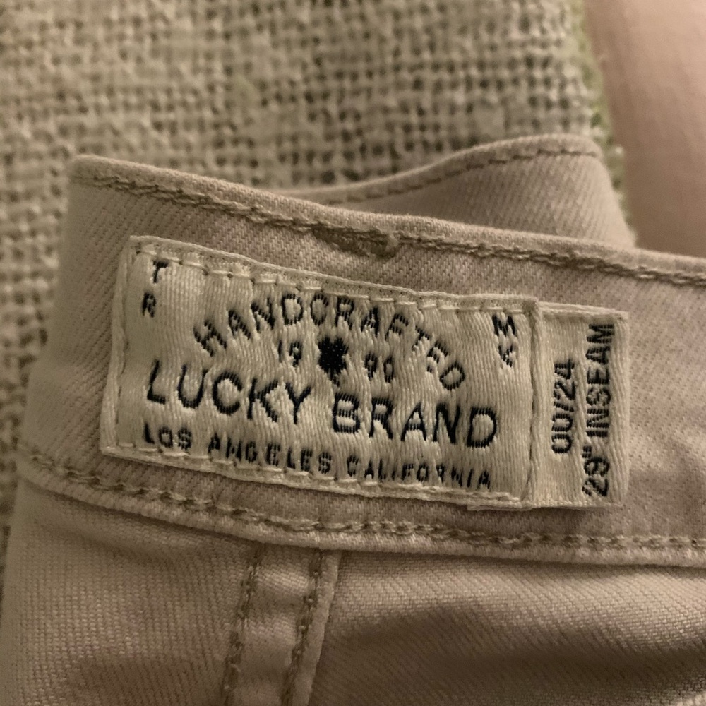 Lucky brand Brooke skinny 00/24 29”inseam offwhite - Picture 5 of 6